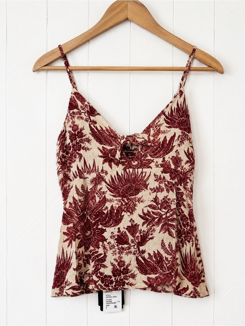 Chaser for Revolve Floral Tie Front Cami Tank NWT Small